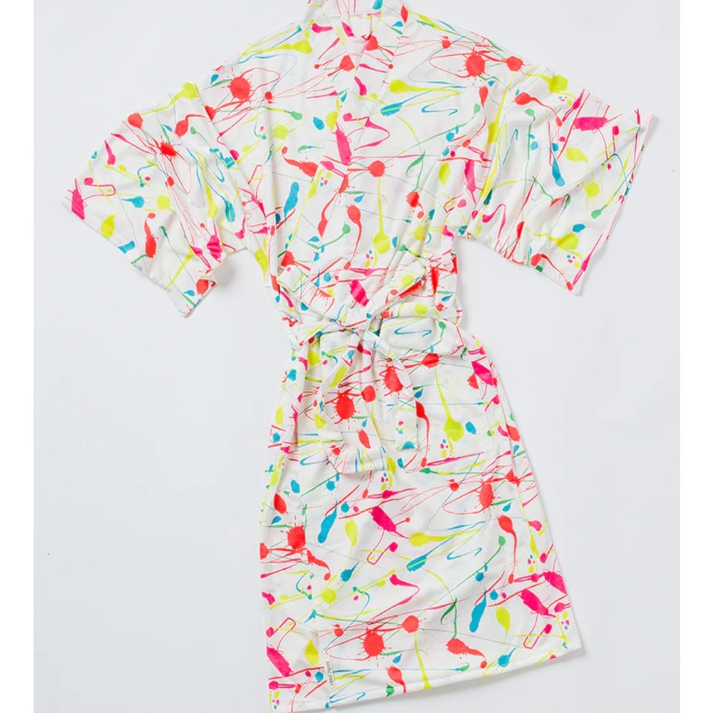 Highway Robery robe! Splatter print! - Picture 4 of 7